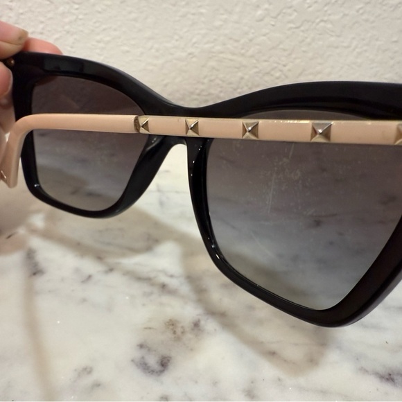 Valentino VA4061 Black Square Sunglasses 54mm main image 4